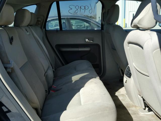 2FMDK38C77BA50961 - 2007 FORD EDGE SEL GRAY photo 6