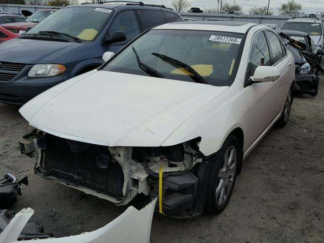 JH4CL96844C029610 - 2004 ACURA TSX WHITE photo 2