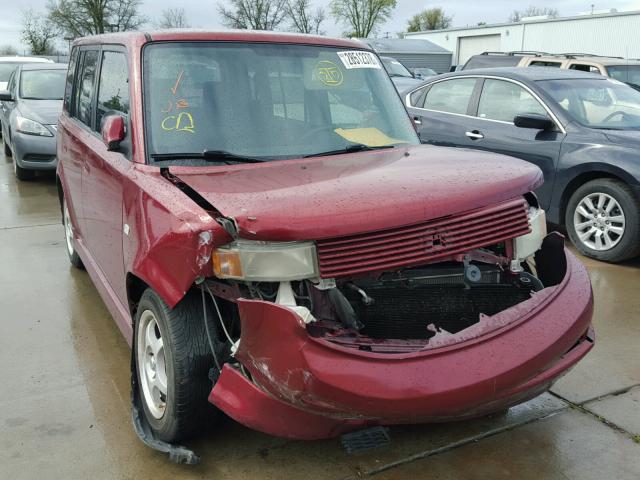 JTLKT324864075018 - 2006 TOYOTA SCION XB ბურგუნდია ფოტო 1