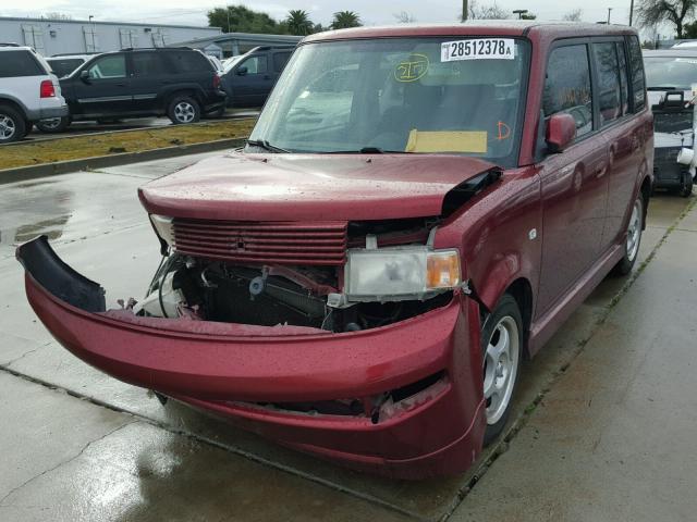 JTLKT324864075018 - 2006 TOYOTA SCION XB ბურგუნდია ფოტო 2