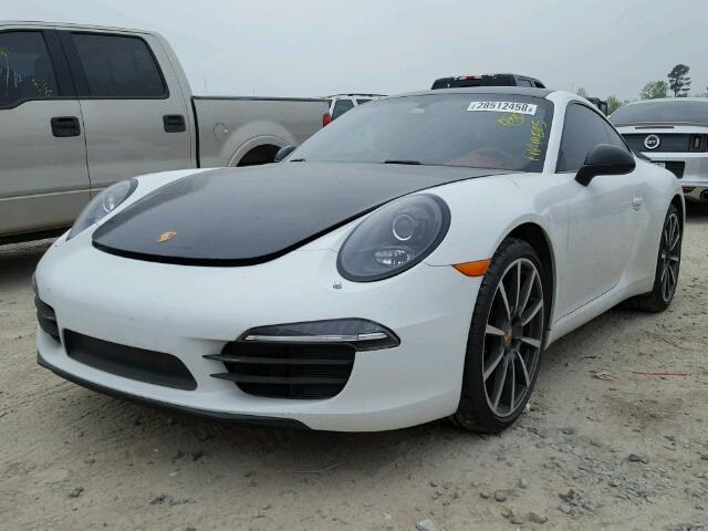 WP0AA2A94ES106716 - 2014 PORSCHE 911 CARRER WHITE photo 2