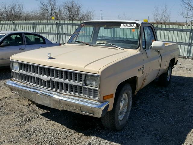 1GCGC24J4CS131090 - 1982 CHEVROLET C20 TAN photo 2