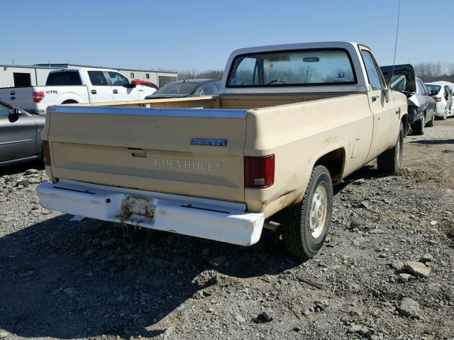 1GCGC24J4CS131090 - 1982 CHEVROLET C20 TAN photo 4