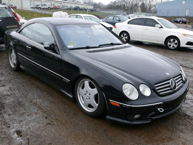 WDBPJ78J21A012582 - 2001 MERCEDES-BENZ CL 600 BLACK photo 1