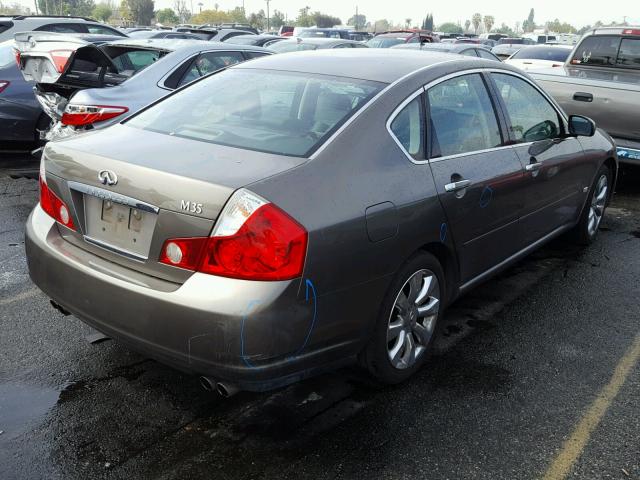 JNKAY01E87M312964 - 2007 INFINITI M35 BASE GRAY photo 4