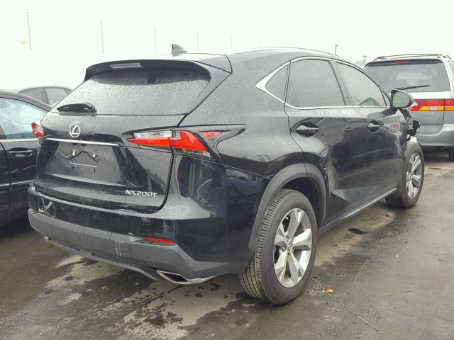 JTJBARBZ0H2126409 - 2017 LEXUS NX 200T BLACK photo 4