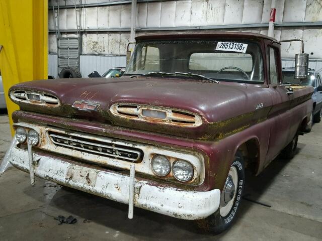 1C1540105259 - 1961 CHEVROLET APACHE RED photo 2