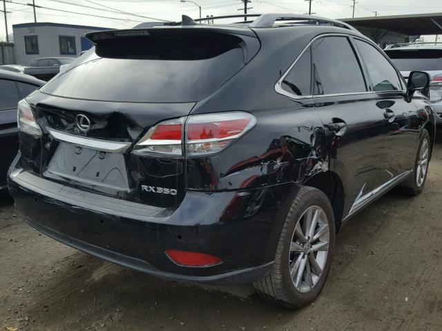 JTJZK1BAXF2420226 - 2015 LEXUS RX 350 BLACK photo 4