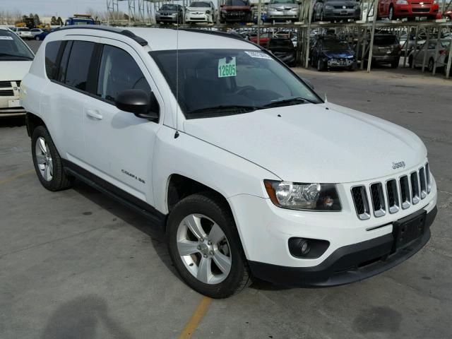 1C4NJDBB2GD632090 - 2016 JEEP COMPASS SP WHITE photo 1