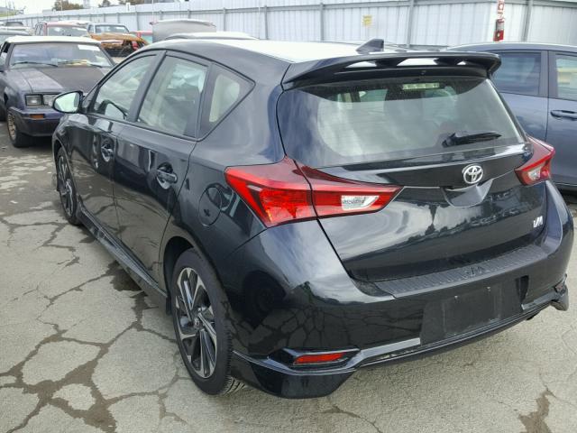 JTNKARJE0HJ547100 - 2017 TOYOTA COROLLA IM BLACK photo 3