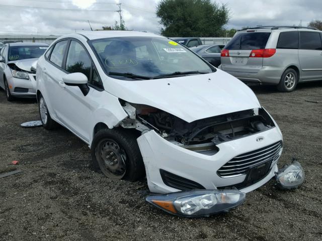 3FADP4AJ8EM235378 - 2014 FORD FIESTA S WHITE photo 1