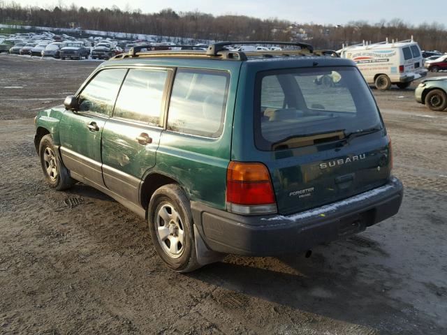 JF1SF6358YH717976 - 2000 SUBARU FORESTER L GREEN photo 3