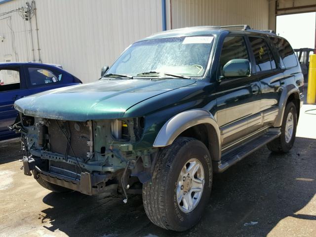 JT3GN87R9Y0142303 - 2000 TOYOTA 4RUNNER LI GREEN photo 2