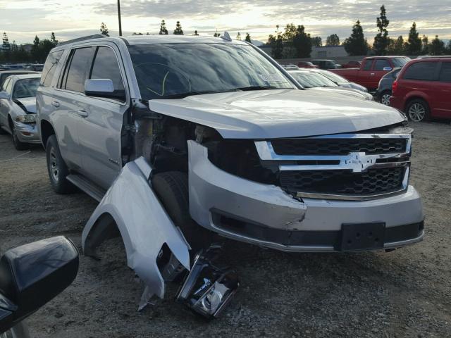 1GNSCBKC1FR535143 - 2015 CHEVROLET TAHOE C150 SILVER photo 1