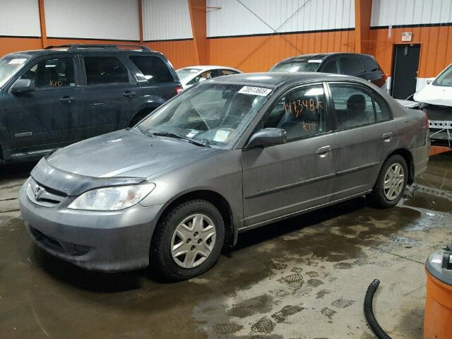 2HGES16454H937672 - 2004 HONDA CIVIC DX GRAY photo 2