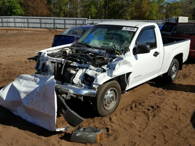 1GCCS148558254115 - 2005 CHEVROLET COLORADO WHITE photo 2