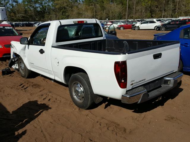 1GCCS148558254115 - 2005 CHEVROLET COLORADO WHITE photo 3