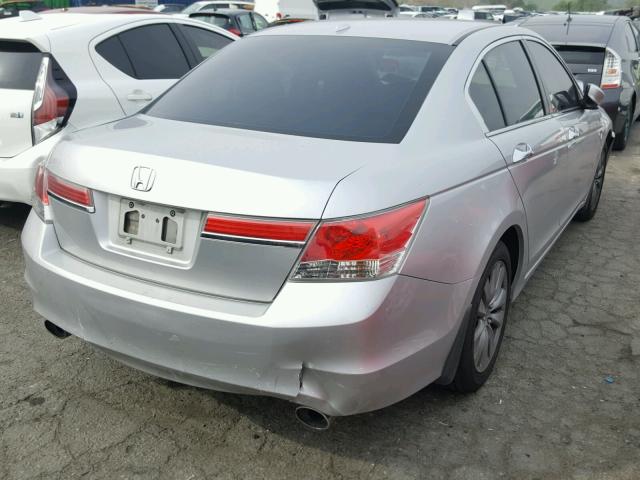 1HGCP3F8XBA002327 - 2011 HONDA ACCORD EXL SILVER photo 4