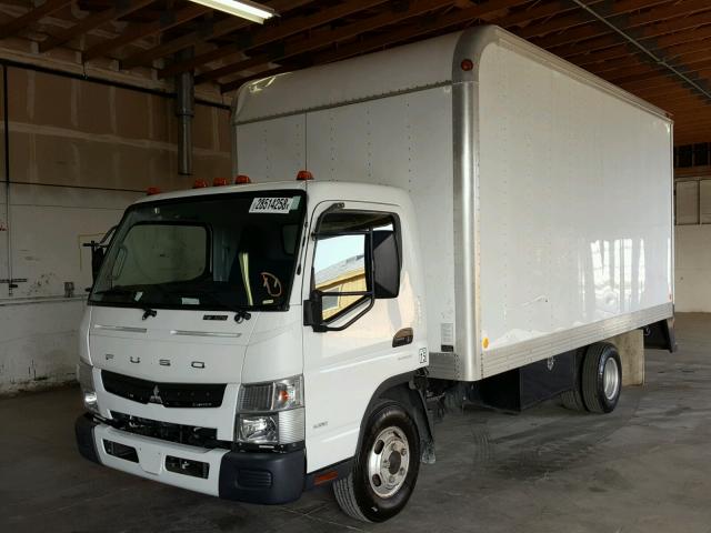 JL6AMG1A7CK003020 - 2012 MITSUBISHI FUSO TRUCK OF FE FEC52S WHITE photo 2