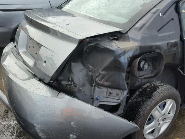 1G8AJ55FX6Z131835 - 2006 SATURN ION LEVEL GRAY photo 9