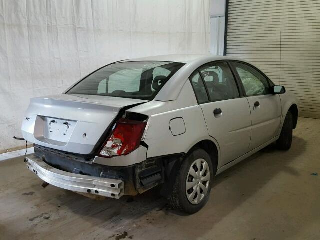 1G8AF52F65Z108136 - 2005 SATURN ION LEVEL SILVER photo 4