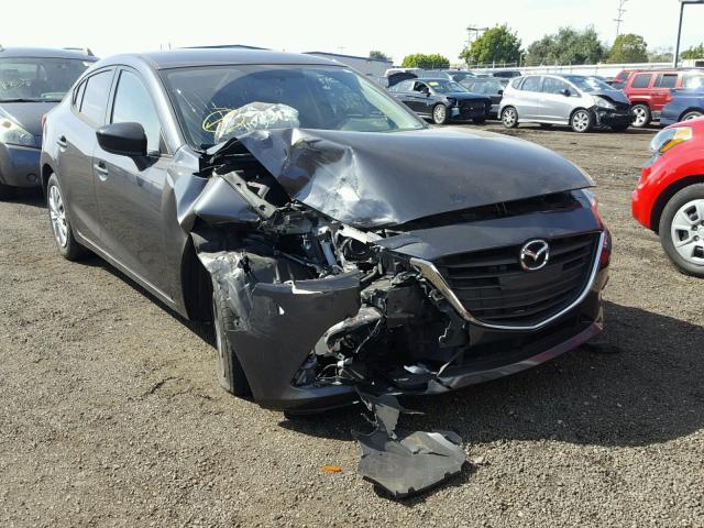 JM1BM1T78E1208723 - 2014 MAZDA 3 SV GRAY photo 1