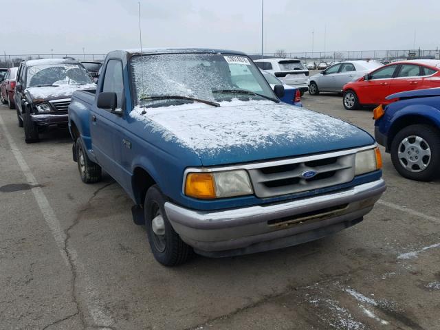 1FTCR10A4VPB46420 - 1997 FORD RANGER GREEN photo 1