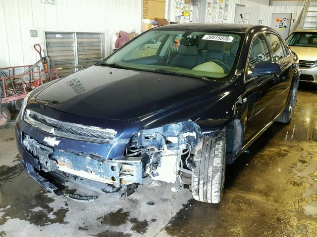 1G1ZH57B284214313 - 2008 CHEVROLET MALIBU 1LT 蓝色 照片 2