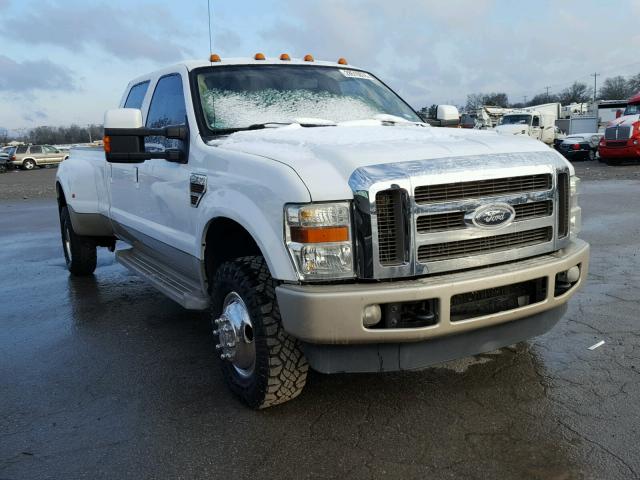 1FTWW33R48EC42700 - 2008 FORD F350 SUPER WHITE photo 1