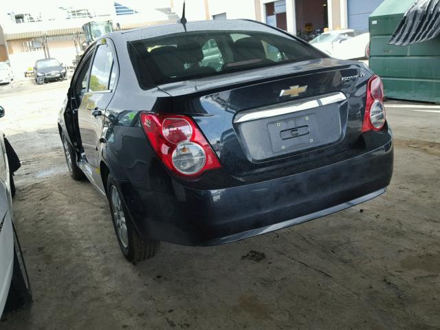 1G1JC5SGXD4212043 - 2013 CHEVROLET SONIC LT CHARCOAL photo 3