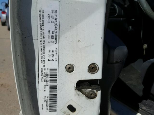 1B3ES46C31D218339 - 2001 DODGE NEON SE WHITE photo 10