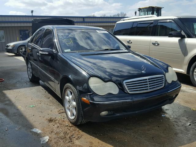 WDBRF61J13E012809 - 2003 MERCEDES-BENZ C 240 BLACK photo 1