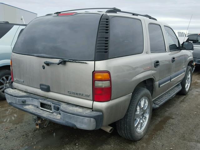 1GNEK13Z72J209420 - 2002 CHEVROLET TAHOE K150 SILVER photo 4