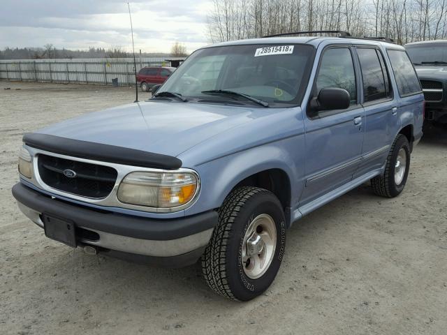 1FMZU34X9WUB40128 - 1998 FORD EXPLORER BLUE photo 2