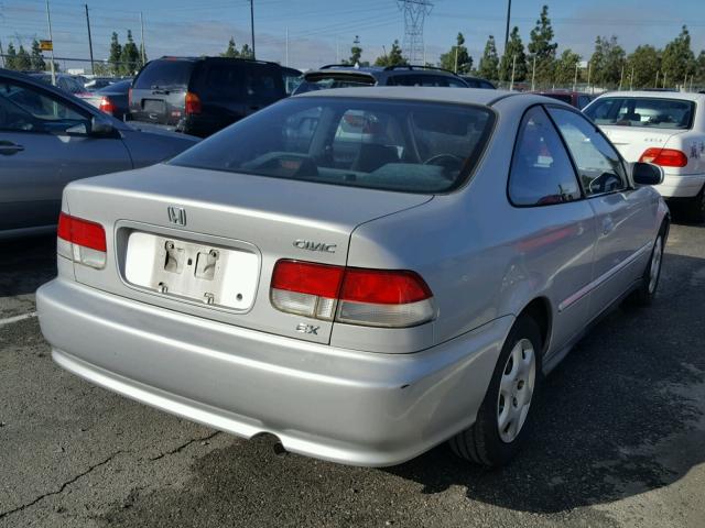 1HGEJ8240YL056128 - 2000 HONDA CIVIC EX SILVER photo 4