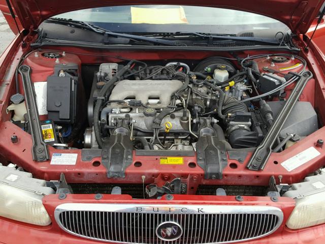 2G4WS52M2W1448315 - 1998 BUICK CENTURY CU RED photo 7