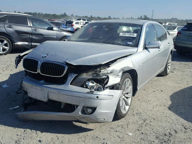 WBAHN83568DT83101 - 2008 BMW 750 LI SILVER photo 2