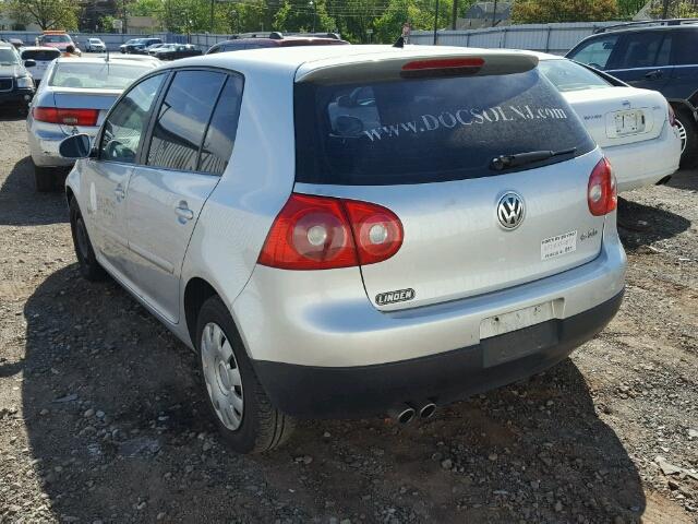 WVWDS71K47W243791 - 2007 VOLKSWAGEN RABBIT SILVER photo 3