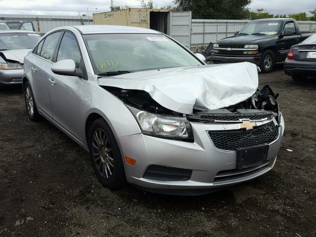 1G1PJ5S95B7245139 - 2011 CHEVROLET CRUZE ECO SILVER photo 1