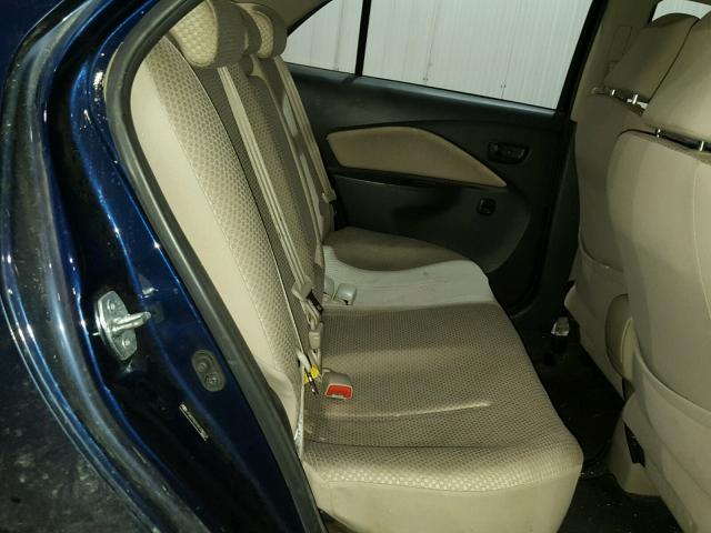 JTDBT923181238313 - 2008 TOYOTA YARIS BLUE photo 6