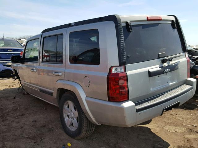 1J8HG48K57C567124 - 2007 JEEP COMMANDER SILVER photo 3
