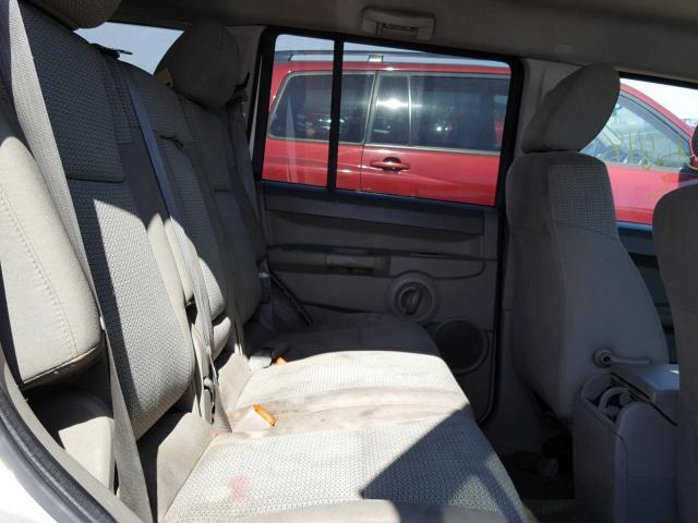 1J8HG48K57C567124 - 2007 JEEP COMMANDER SILVER photo 6