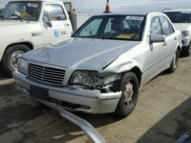 WDBHA29G5YA838718 - 2000 MERCEDES-BENZ C 280 SILVER photo 2