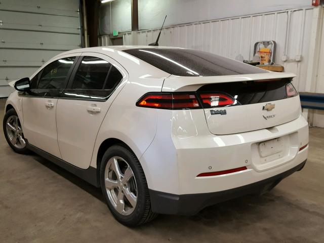 1G1RB6E46DU103463 - 2013 CHEVROLET VOLT WHITE photo 3