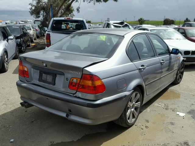 WBAEV33493KL89833 - 2003 BMW 325 I GRAY photo 4