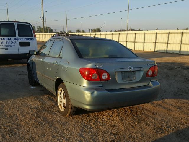 1NXBR32E05Z491237 - 2005 TOYOTA COROLLA CE BLUE photo 3