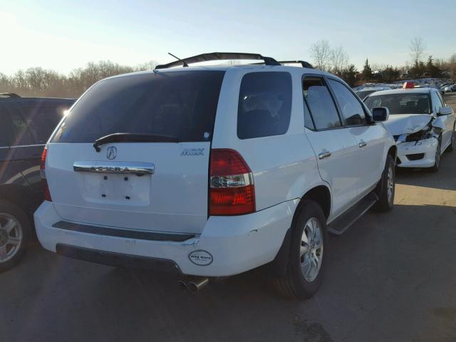 2HNYD18893H549245 - 2003 ACURA MDX TOURIN WHITE photo 4