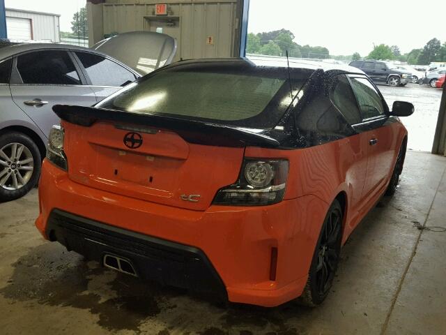 JTKJF5C79FJ006495 - 2015 TOYOTA SCION TC 橙色 照片 4