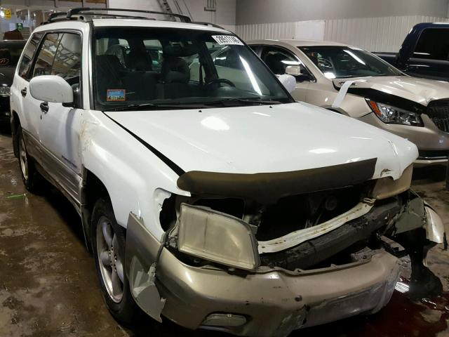 JF1SF65561H764619 - 2001 SUBARU FORESTER S WHITE photo 1