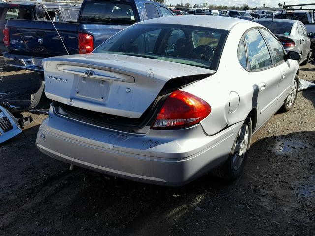 1FAFP52294A213357 - 2004 FORD TAURUS LX SILVER photo 4